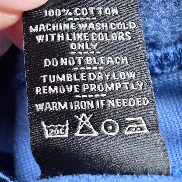 NWOT American Giant Men's Classic Pullover Hoodie Bright Cobalt Blue XXL - Picture 7 of 7